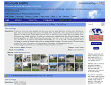 Tablet Screenshot of michiganfarms.com